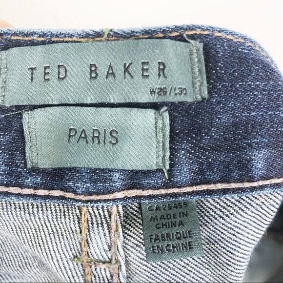 TED BAKER PARIS | Zip Ankle Skinny Jeans 26 x 30 - Picture 9 of 10